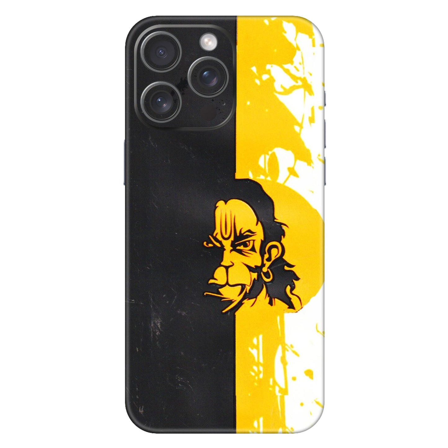 Apple iPhone Skins (All Models) - Bajrangbali - 3D Embossed Finish (L-151) iPhone 15 Pro Max