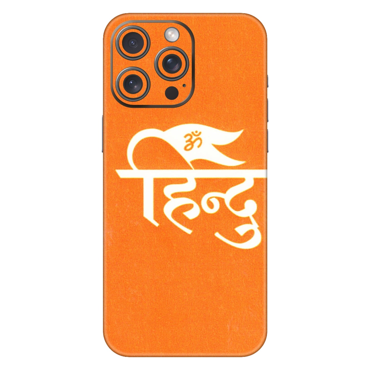 Apple iPhone Skins (All Models) - Hindu Kesari - 3D Embossed Finish (L-154) iPhone 15 Pro Max