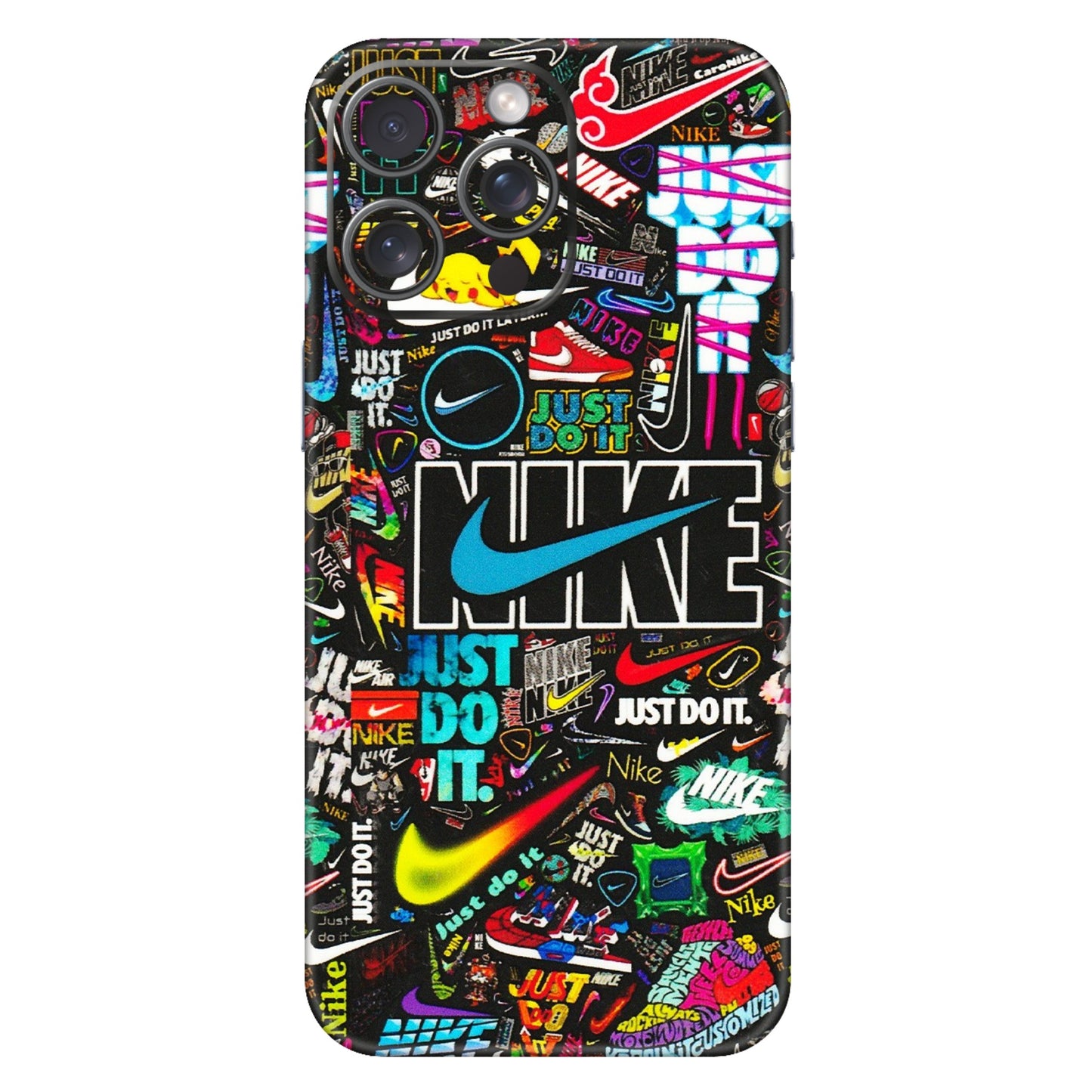 Apple iPhone Skins (All Models) - Just Do It Doodles - 3D Embossed Finish (L-166) iPhone 15 Pro Max