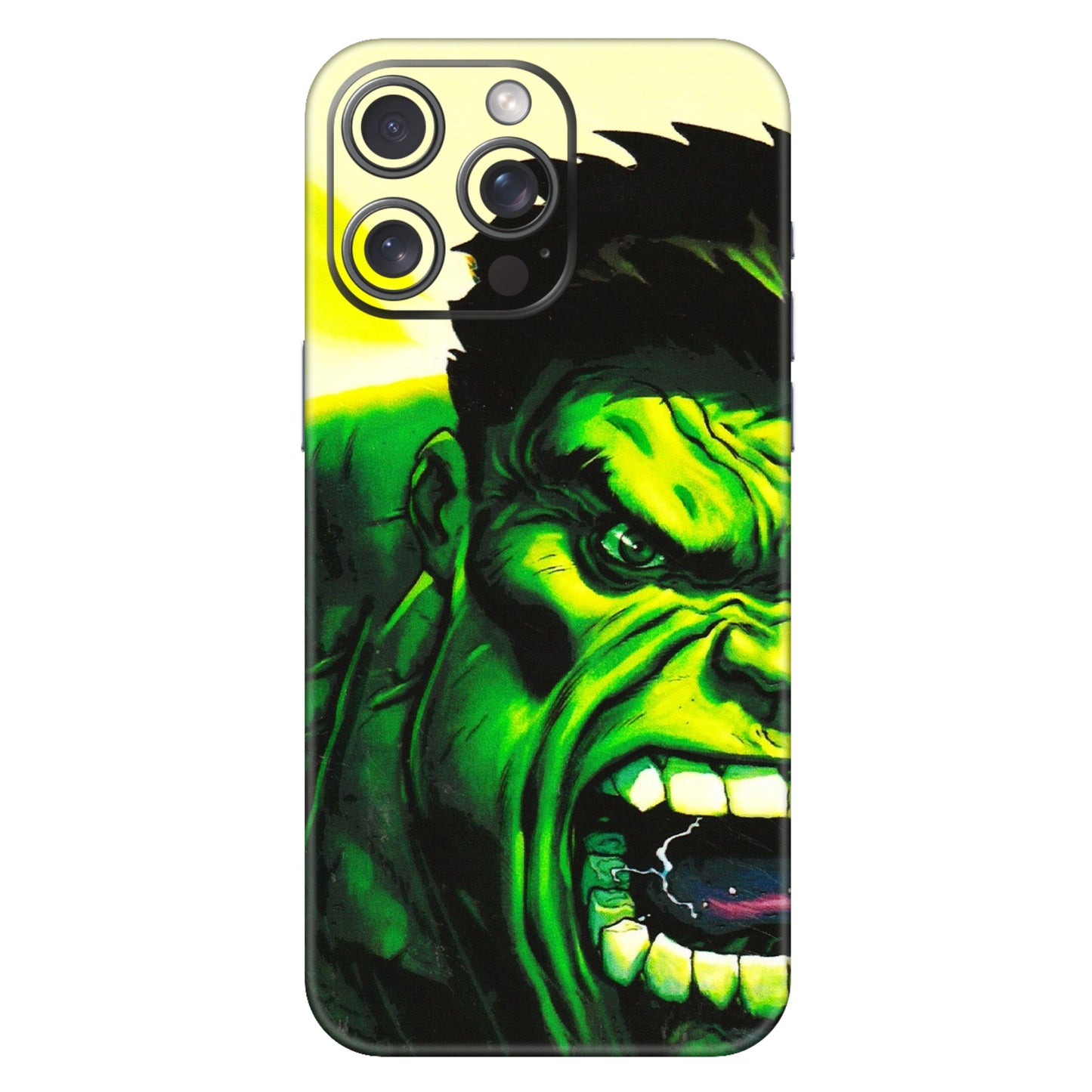 Apple iPhone Skins (All Models) - Hulk - 3D Embossed Finish (L-180) iPhone 15 Pro Max
