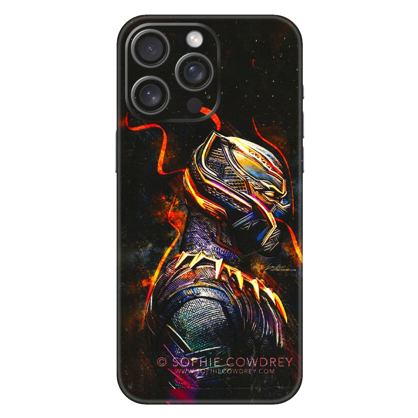 Apple iPhone Skins (All Models) - Black Panther - 3D Embossed Finish (L-190) iPhone 15 Pro Max