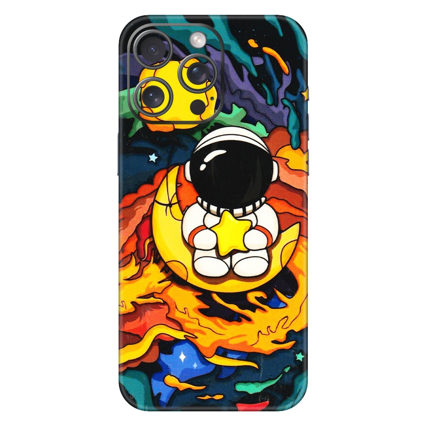 Apple iPhone Skins (All Models) - Baby Astronaut - 3D Embossed Finish (L-197) iPhone 15 Pro Max