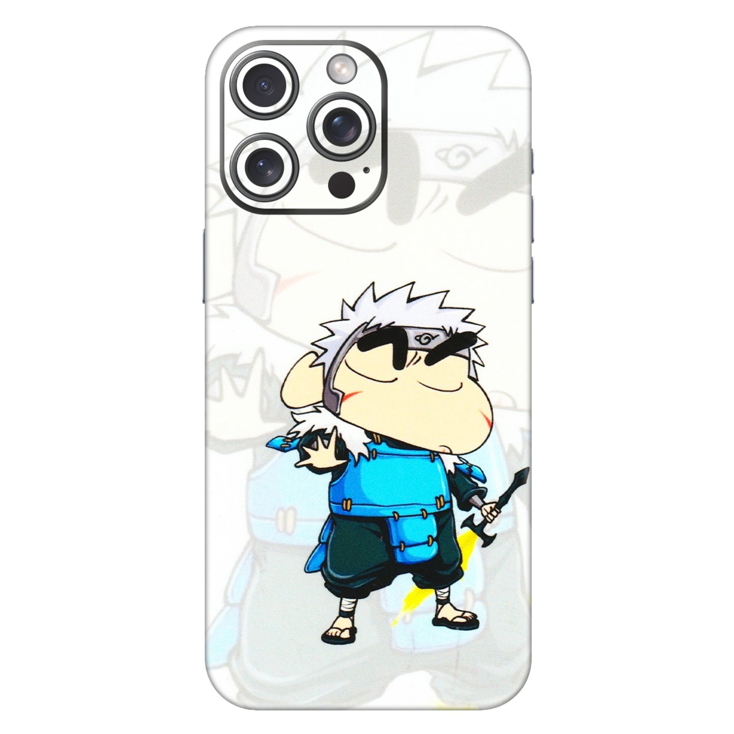 Apple iPhone Skins (All Models) - Angry Young Shinchan - 3D Embossed Finish (L-226) iPhone 15 Pro Max