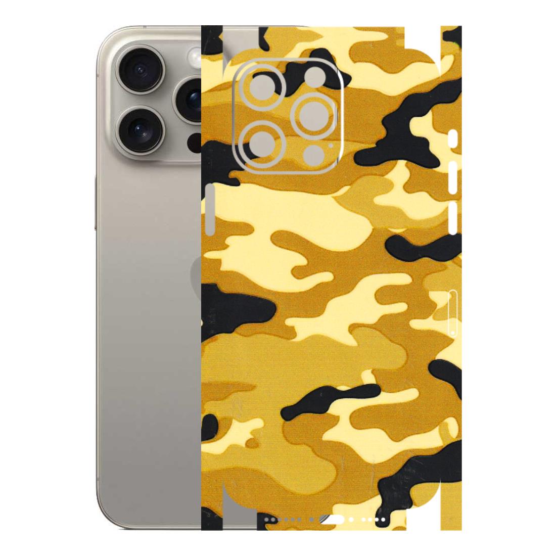 Apple iPhone Skins (All Models) - Indian Camo - 3D Embossed Finish (L-228) iPhone 15 Pro Max