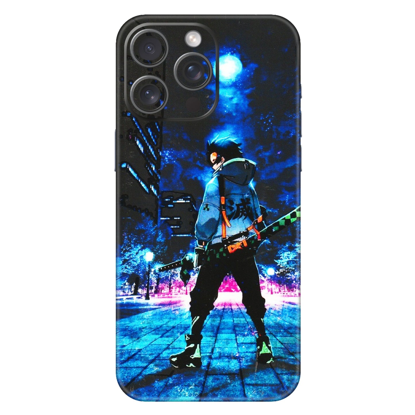 Apple iPhone Skins (All Models) - Demon Slayer Sword - 3D Embossed Finish (L-247) iPhone 15 Pro Max