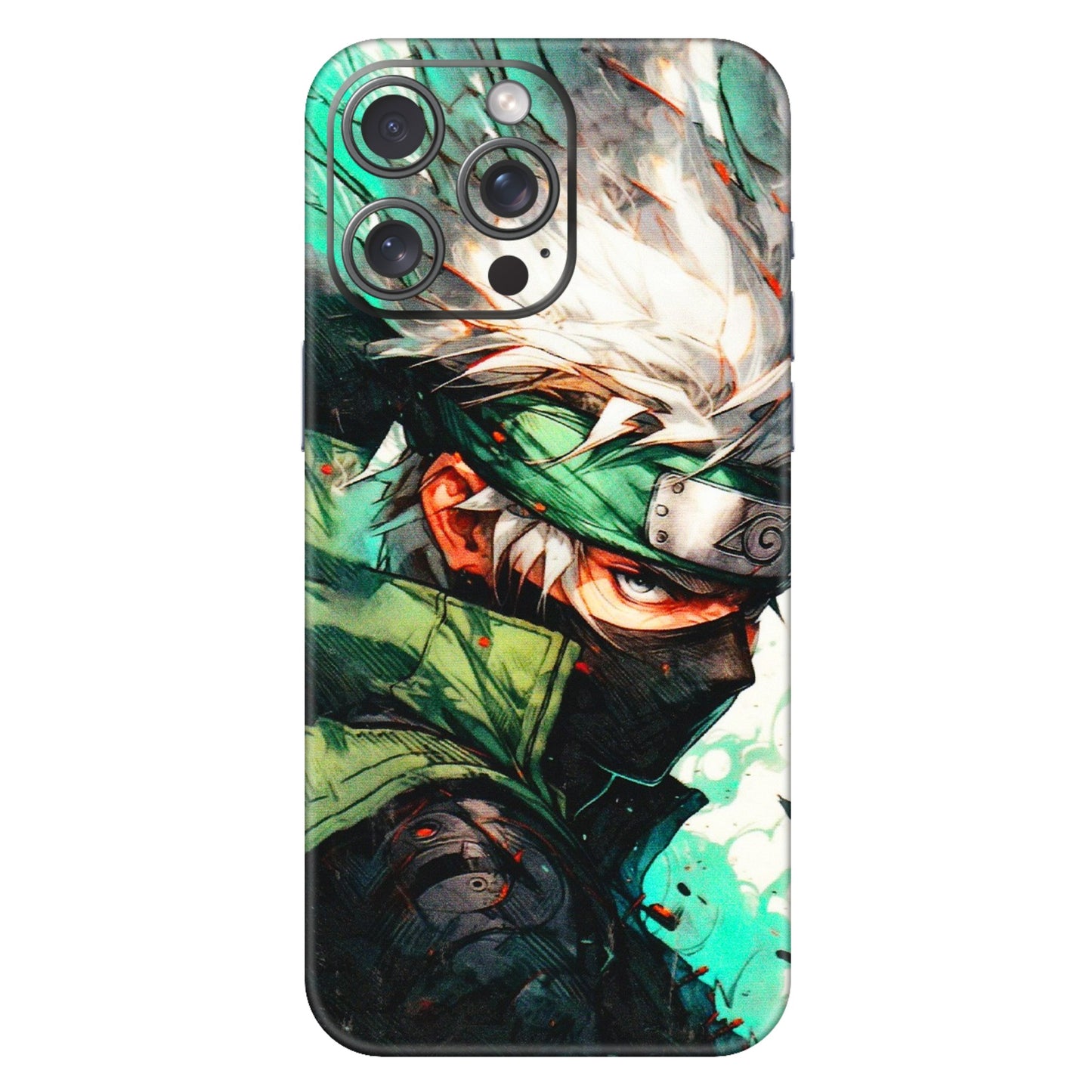 Apple iPhone Skins (All Models) - Kakashi Side Profile - 3D Embossed Finish (L-249) iPhone 15 Pro Max