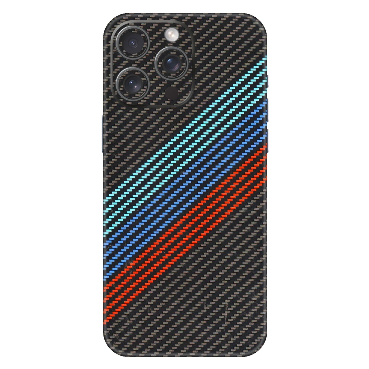 Apple iPhone Skins (All Models) - Carbon BM - 3D Embossed Finish (L-302) iPhone 15 Pro Max