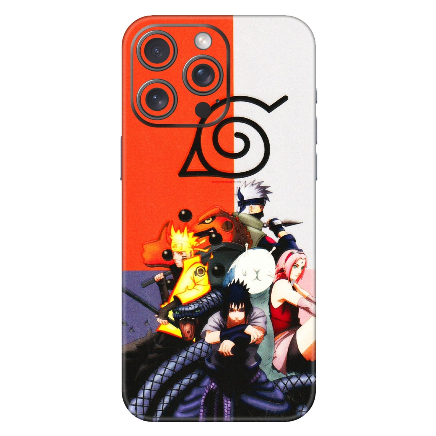 Apple iPhone Skins (All Models) - Naruto Final Fight - 3D Embossed Finish (L-33) iPhone 15 Pro Max