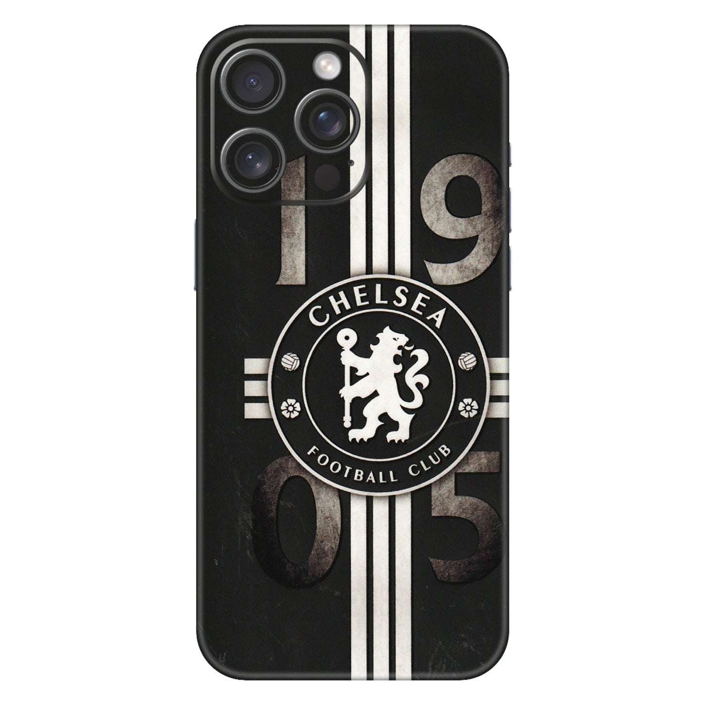 Apple iPhone Skins (All Models) - Chelsea Fan Club - 3D Embossed Finish (L-36) iPhone 15 Pro Max