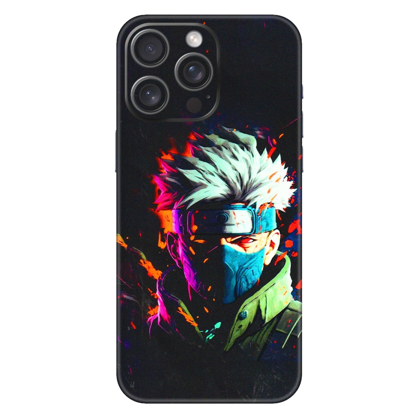 Apple iPhone Skins (All Models) - Anime Cool Character - 3D Embossed Finish (L-59) iPhone 15 Pro Max