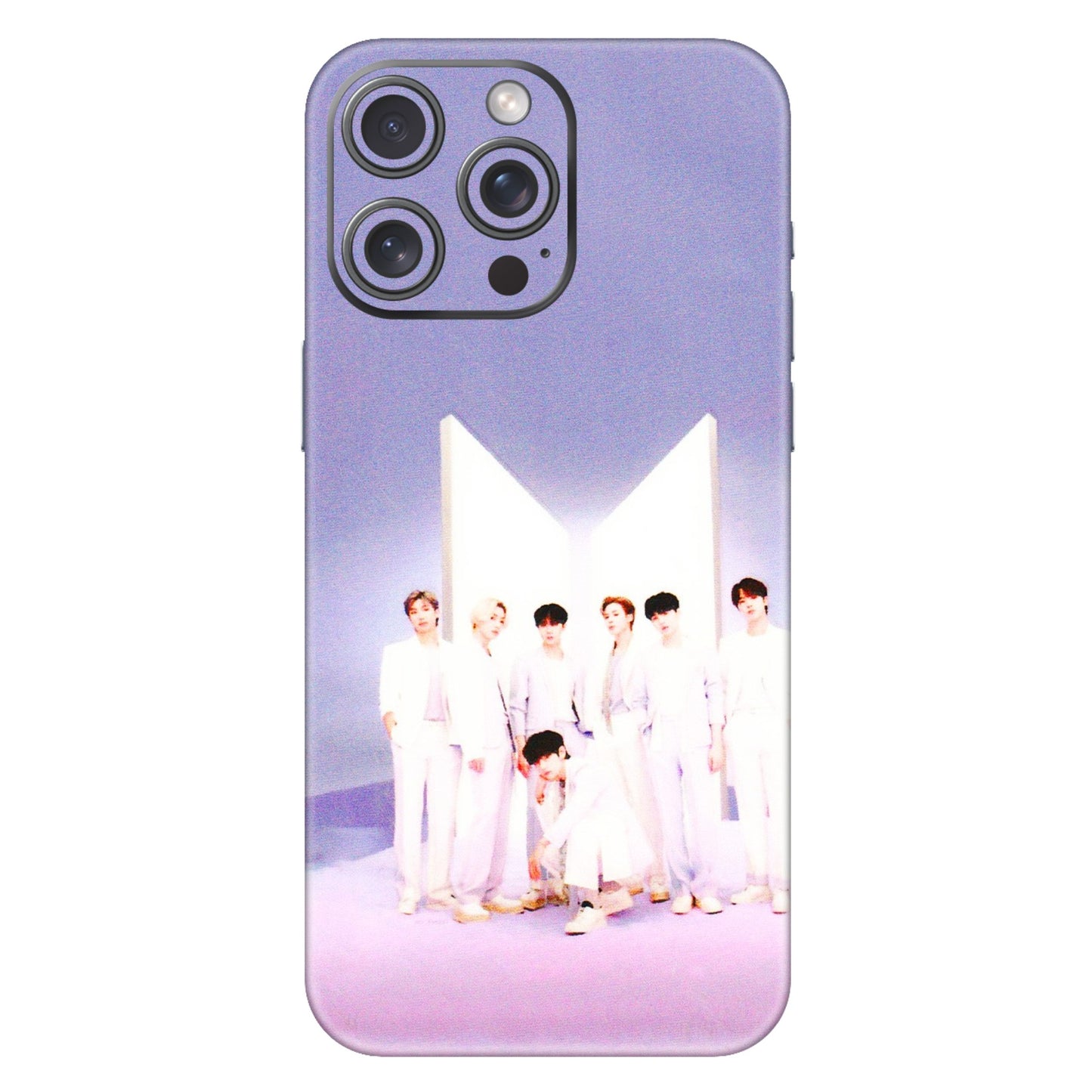 Apple iPhone Skins (All Models) - BTS - 3D Embossed Finish (L-94) iPhone 15 Pro Max