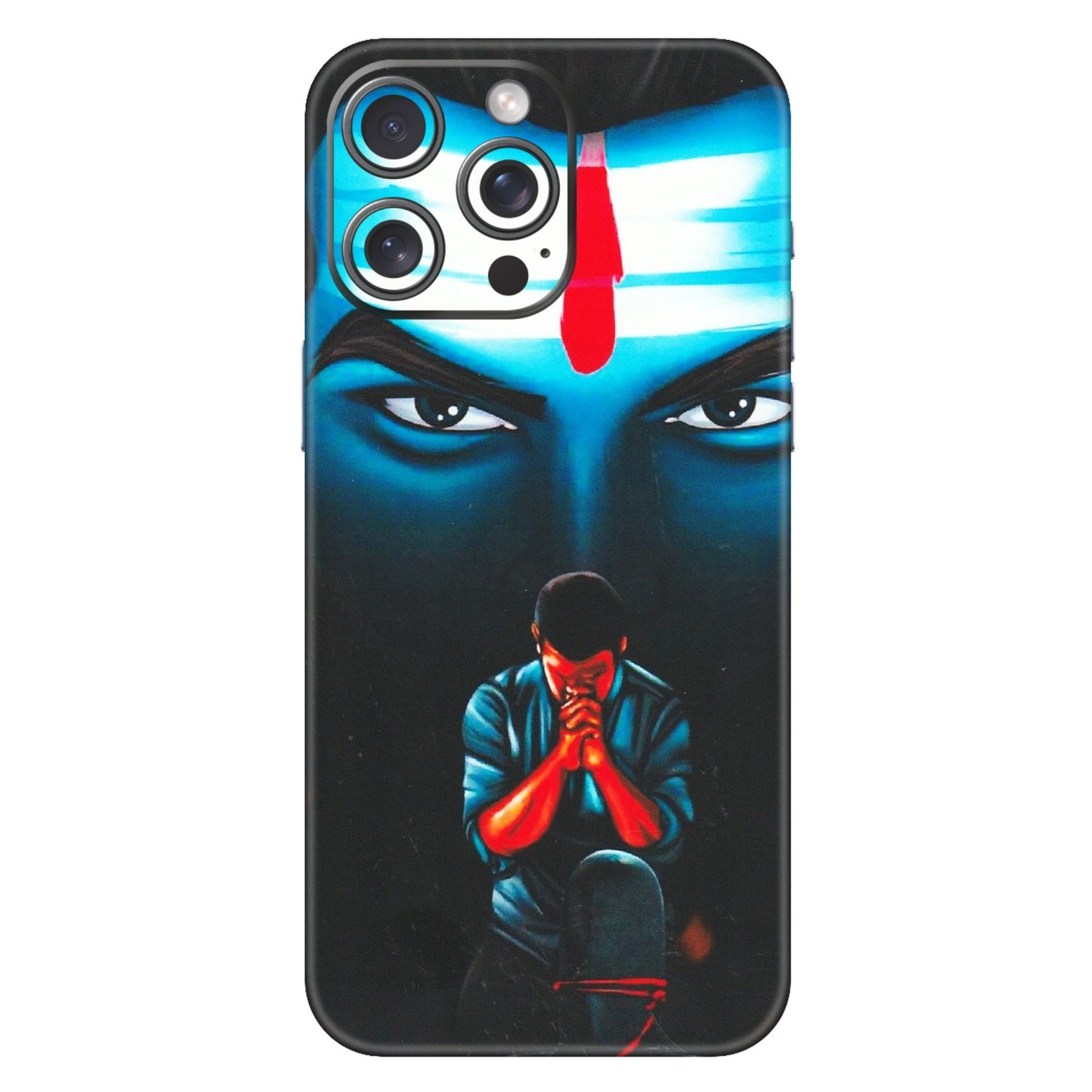 Apple iPhone Skins (All Models) - Mahakal Bhakt - Matte Finish (M-112) iPhone 15 Pro Max