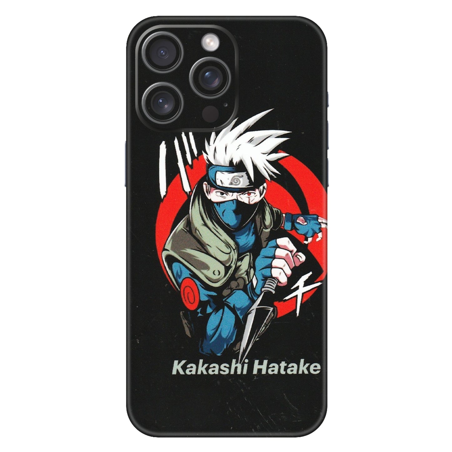 Apple iPhone Skins (All Models) - Naruto Kakashi Hatake Killer - Matte Finish (M-114) iPhone 15 Pro Max