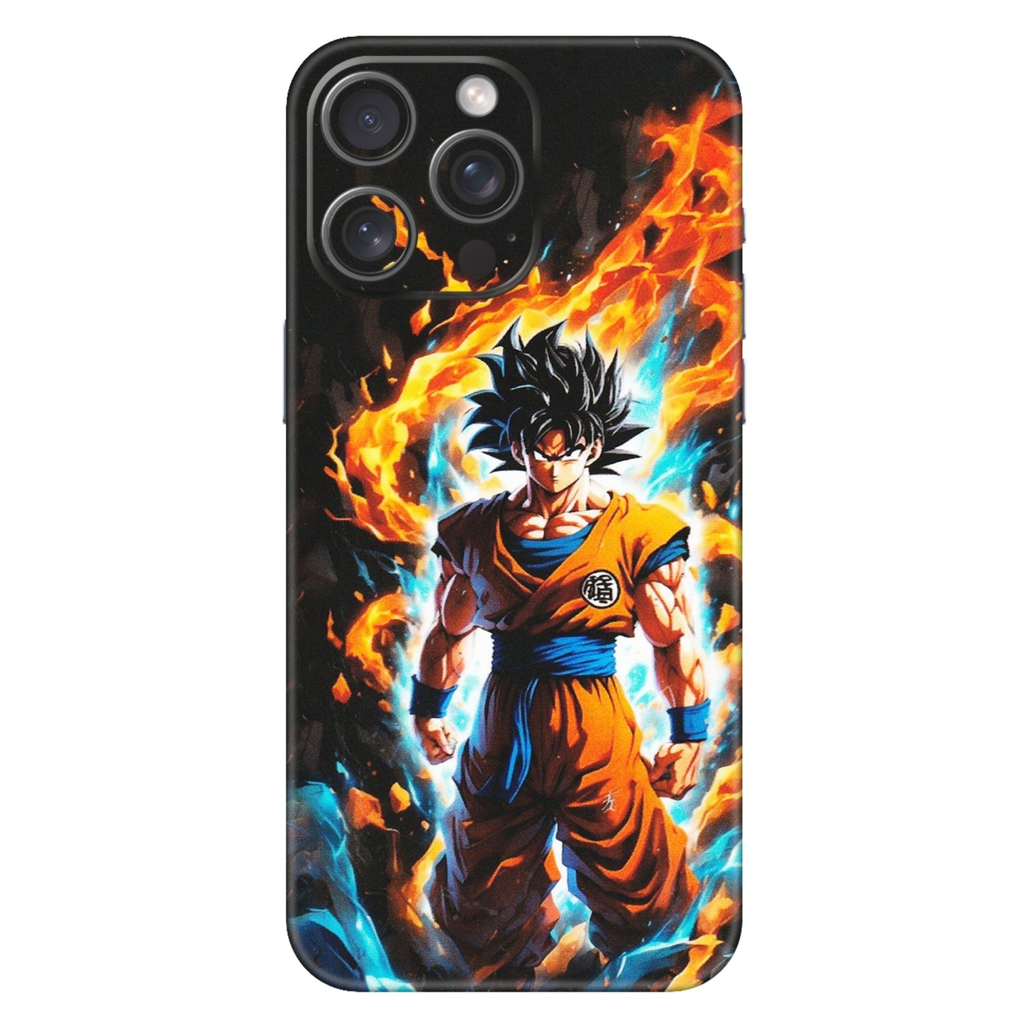 Apple iPhone Skins (All Models) - Goku Transformation Anime - Matte Finish (M-159) iPhone 15 Pro Max