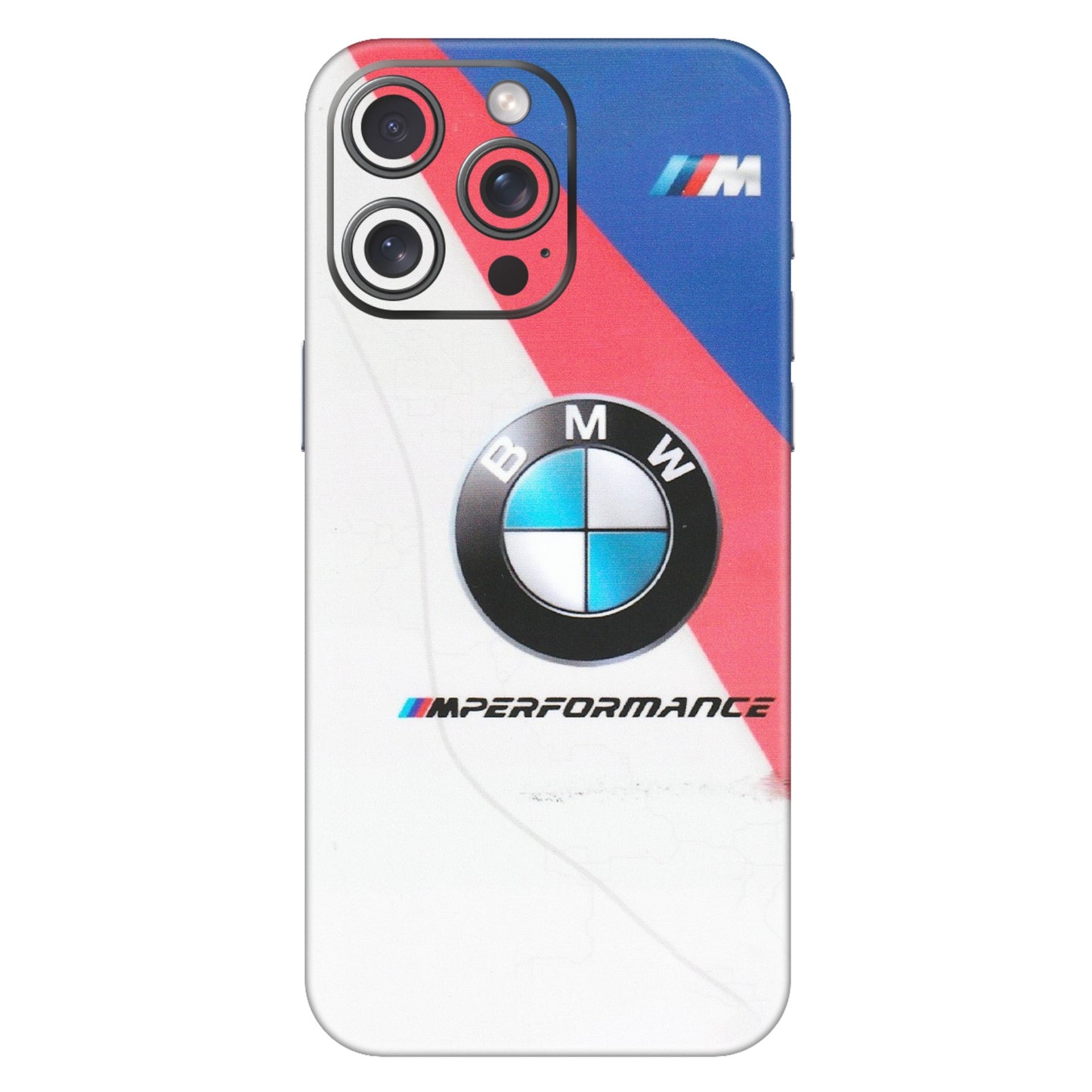 Apple iPhone Skins (All Models) - BMW Logo Performance - Matte Finish (M-27) iPhone 15 Pro Max