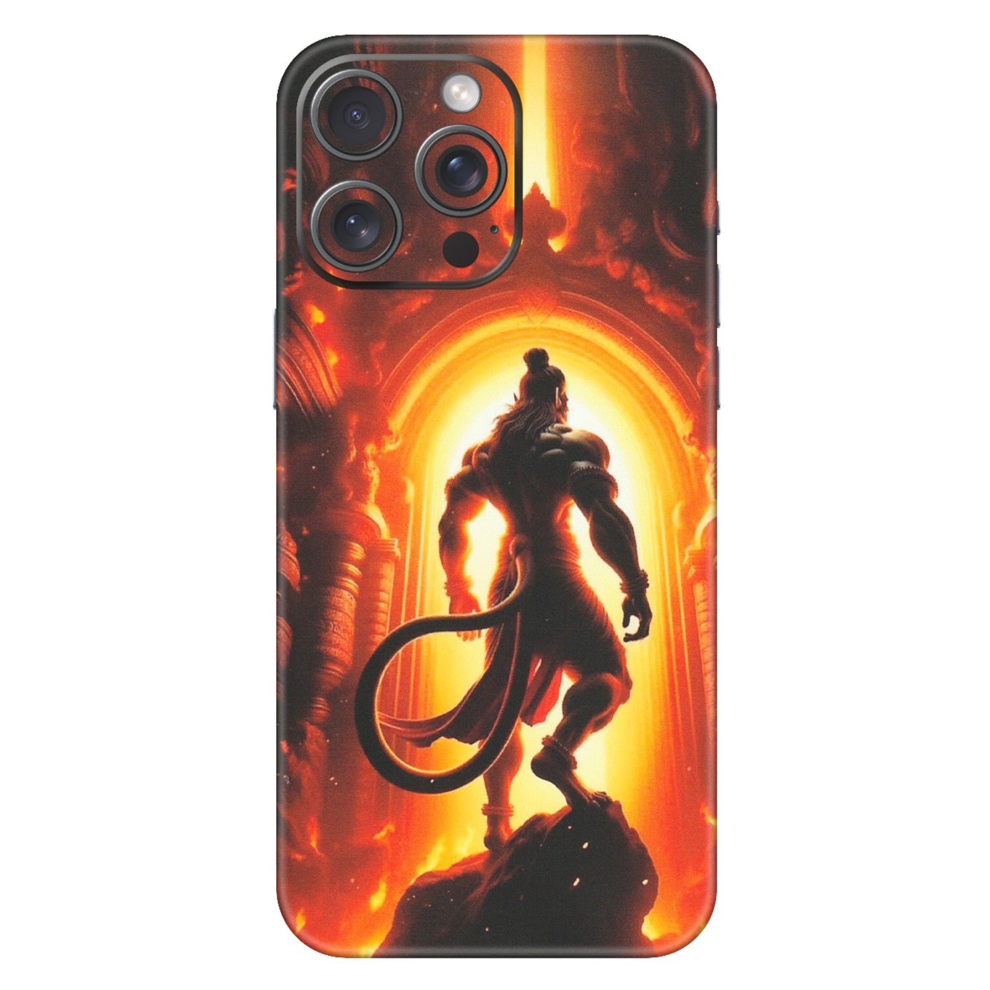 Apple iPhone Skins (All Models) - HanumanJi - Matte Finish (M-06) iPhone 15 Pro Max