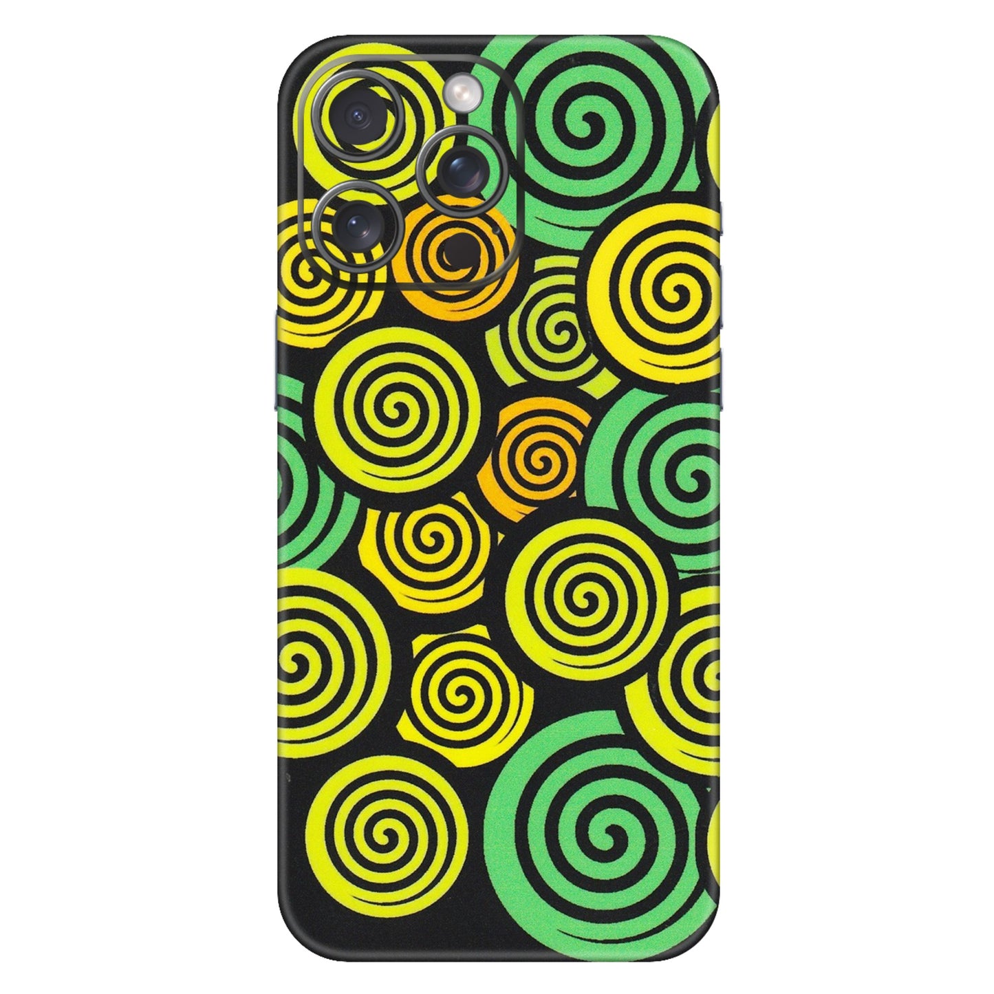 Apple iPhone Skins (All Models) - Crazy Spiral - Matte Finish (M-91) iPhone 15 Pro Max