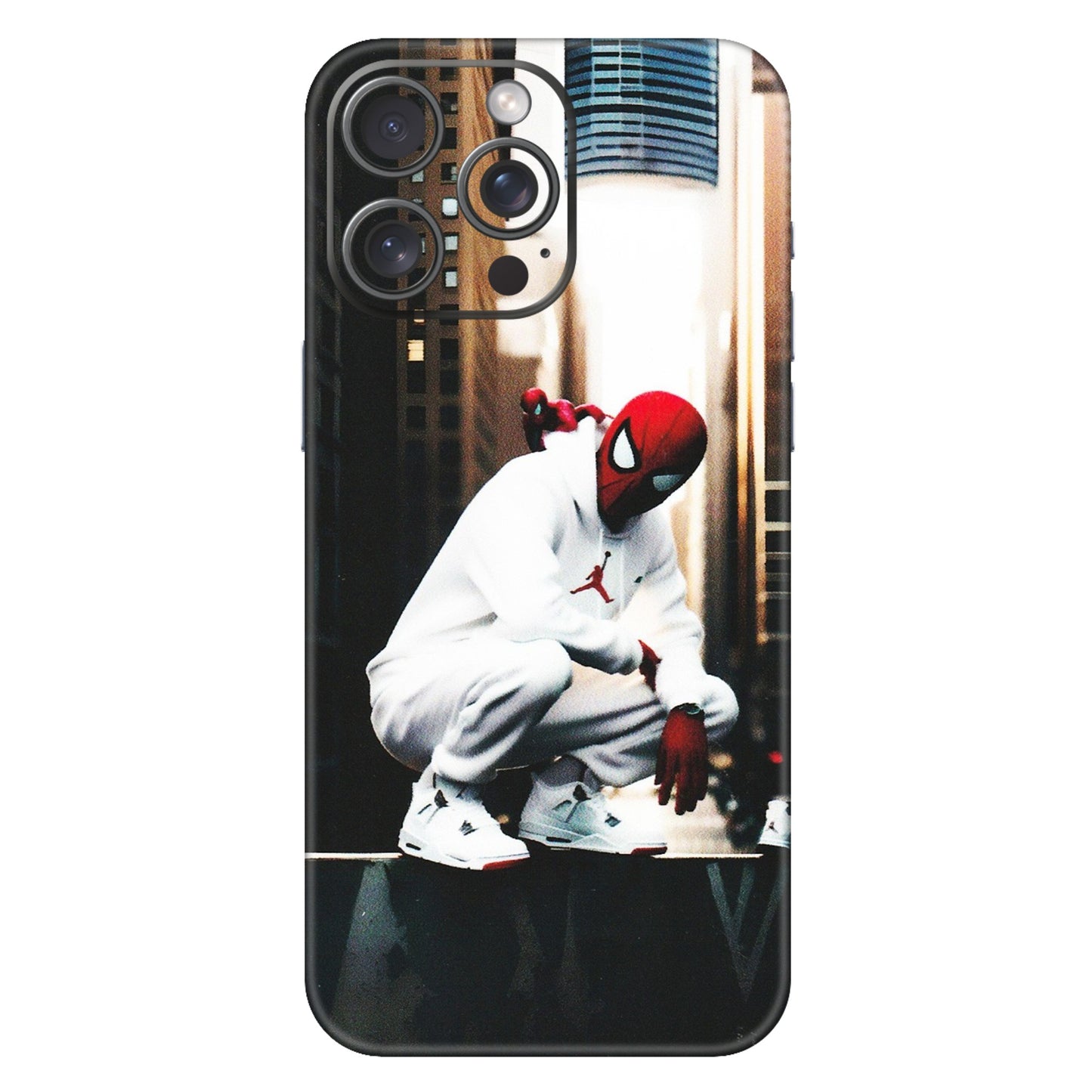 Apple iPhone Skins (All Models) - Sportsman Spider Man - Matte Finish (M-94) iPhone 15 Pro Max