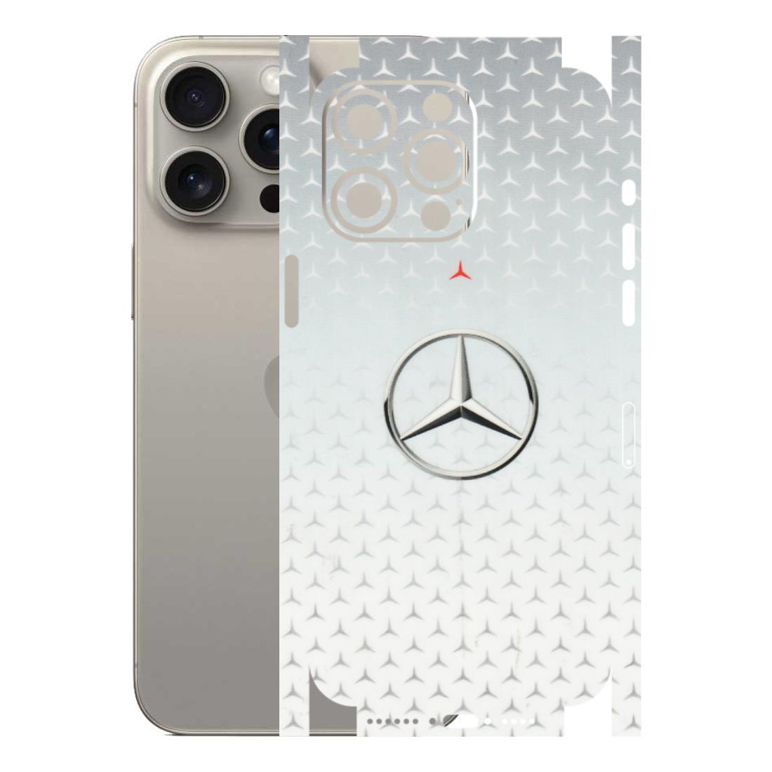 Apple iPhone Skins (All Models) - Mercedes Benz - Transparent Finish (T-10) iPhone 15 Pro Max