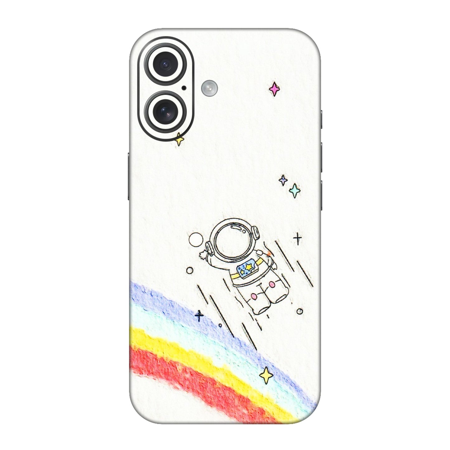 Apple iPhone Skins (All Models) - Milkyway Astronaut - 3D Embossed Finish (L-110) iPhone 16