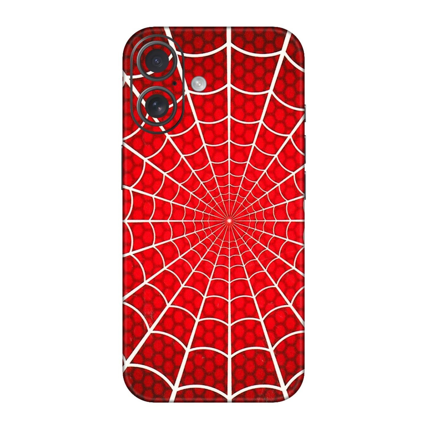 Apple iPhone Skins (All Models) - Classic Spidey Web - 3D Embossed Finish (L-115) iPhone 16