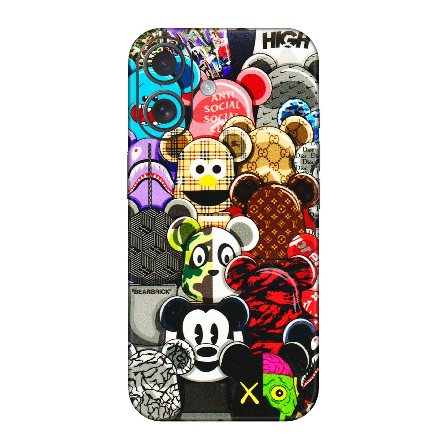 Apple iPhone Skins (All Models) - More Mickey Mouses - 3D Embossed Finish (L-118) iPhone 16