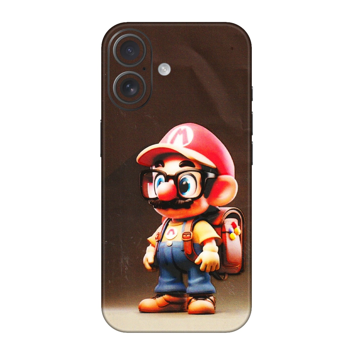 Apple iPhone Skins (All Models) - Little Mario - 3D Embossed Finish (L-119) iPhone 16
