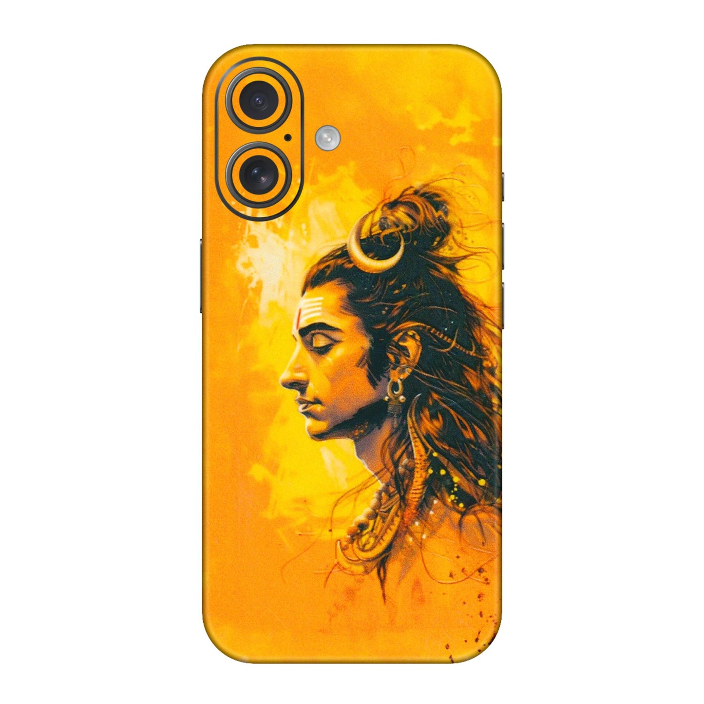 Apple iPhone Skins (All Models) - Shiv Shakti - 3D Embossed Finish (L-14) iPhone 16