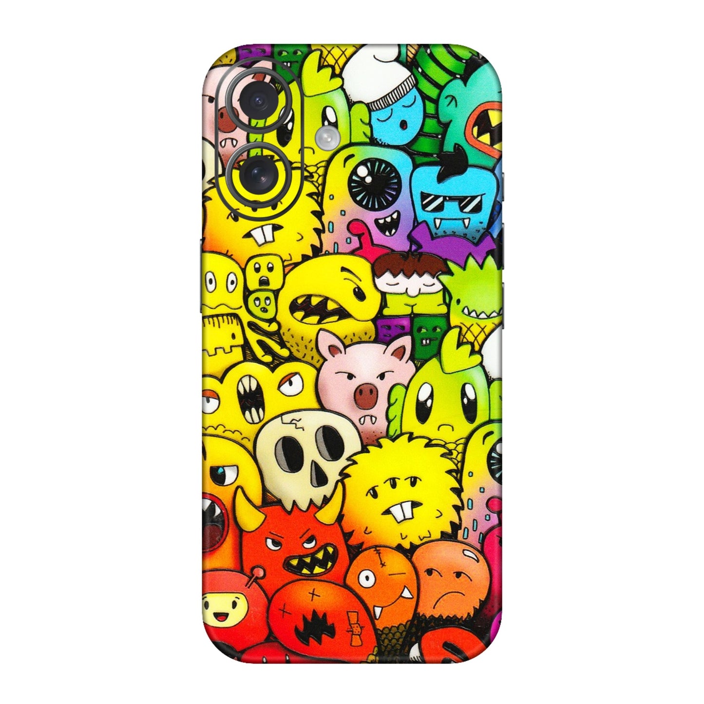 Apple iPhone Skins (All Models) - Angry Funkies - 3D Embossed Finish (L-169) iPhone 16