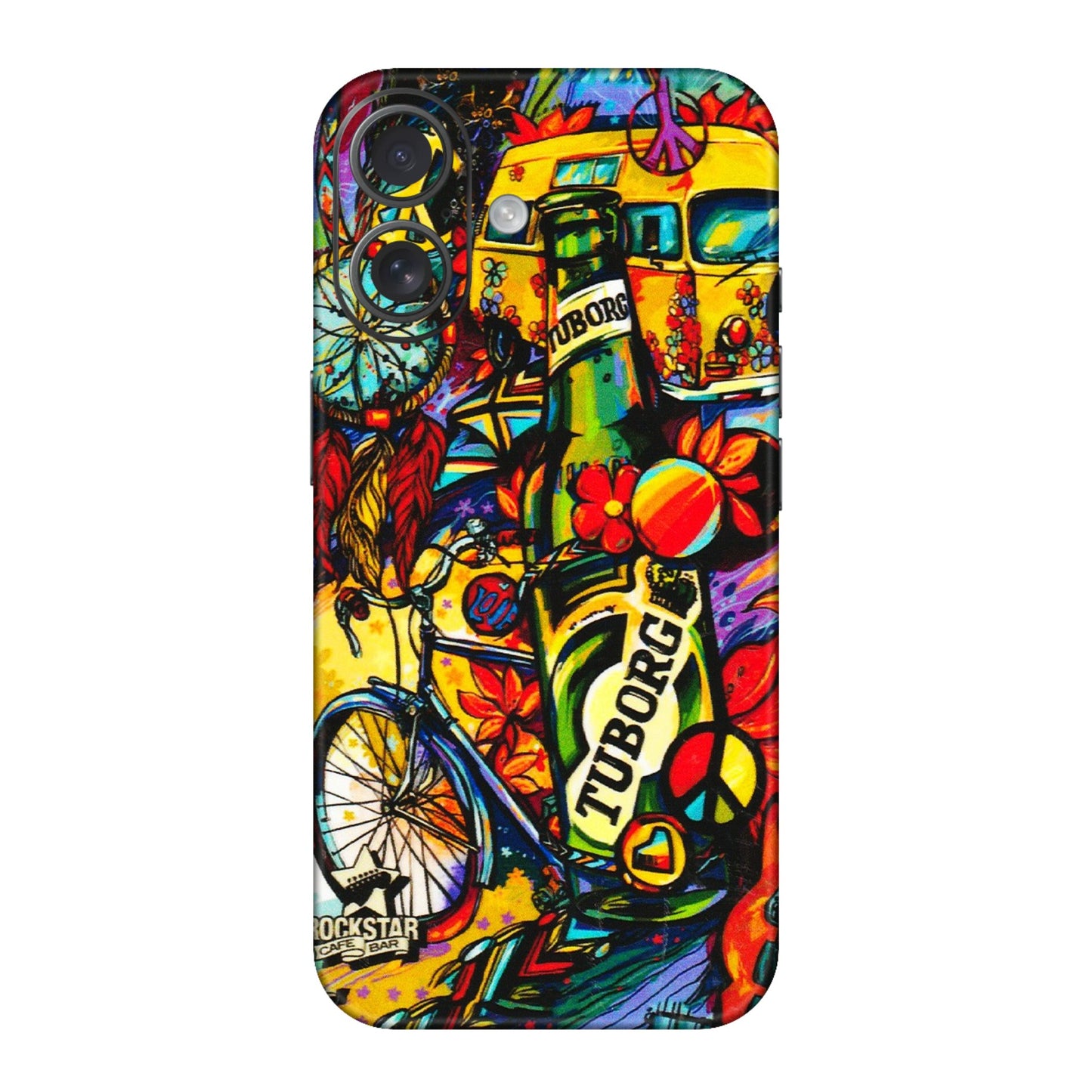 Apple iPhone Skins (All Models) - Cool Beer Bottle - 3D Embossed Finish (L-193) iPhone 16