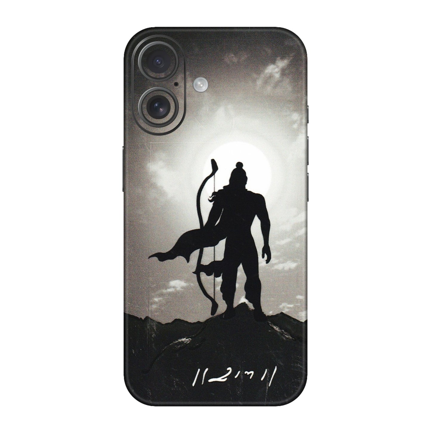 Apple iPhone Skins (All Models) - Jai Siya Ram - 3D Embossed Finish (L-200) iPhone 16