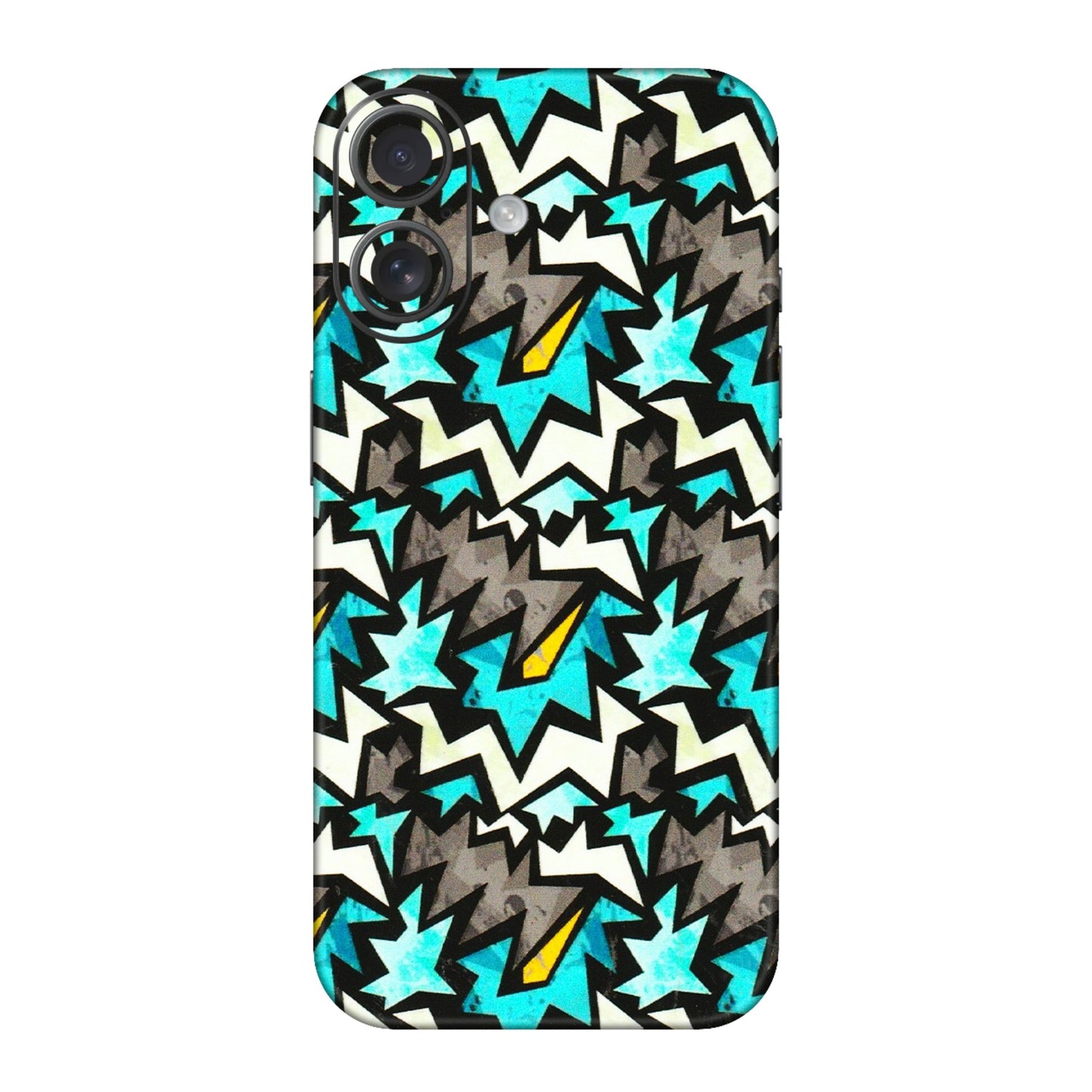 Apple iPhone Skins (All Models) - Funky Zig Zag - 3D Embossed Finish (L-223) iPhone 16