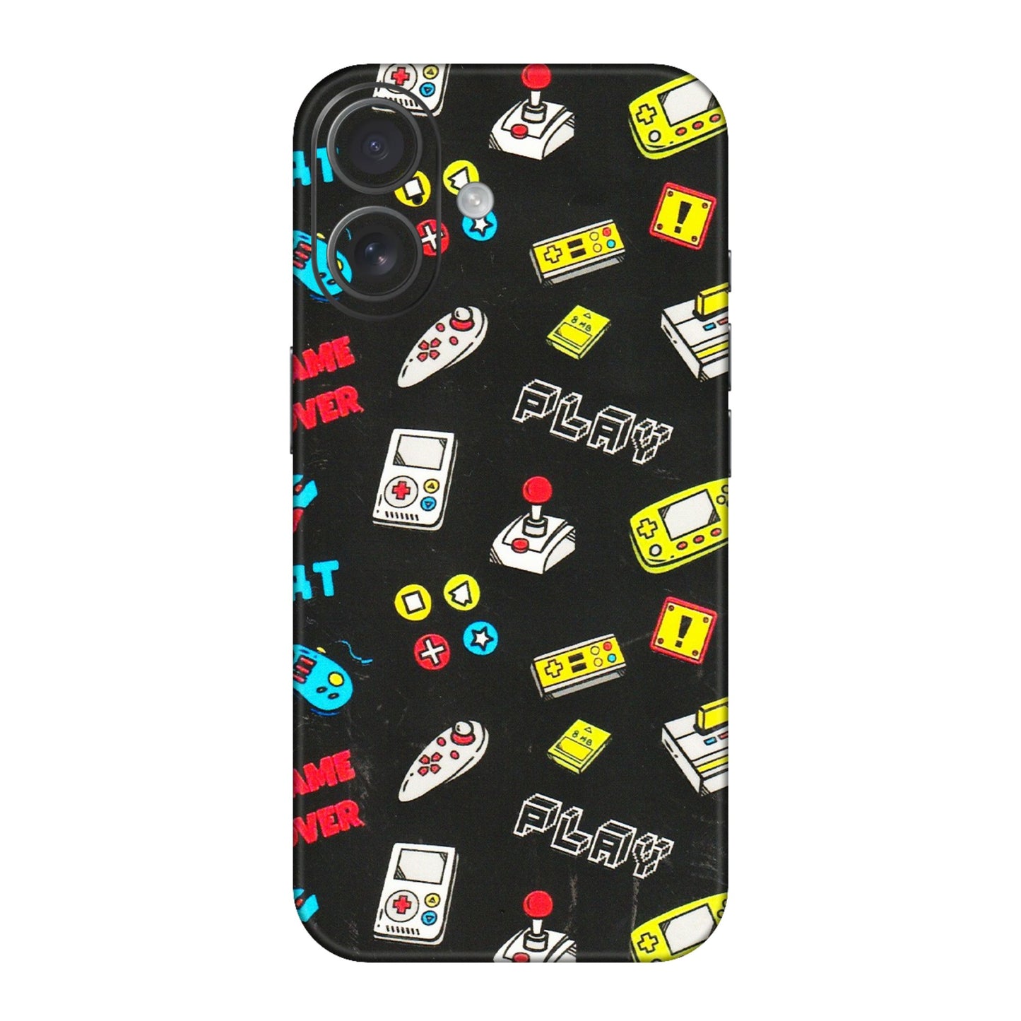 Apple iPhone Skins (All Models) - Gaming Doodles - 3D Embossed Finish (L-224) iPhone 16
