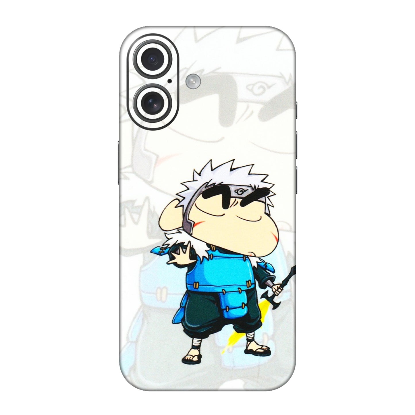 Apple iPhone Skins (All Models) - Angry Young Shinchan - 3D Embossed Finish (L-226) iPhone 16