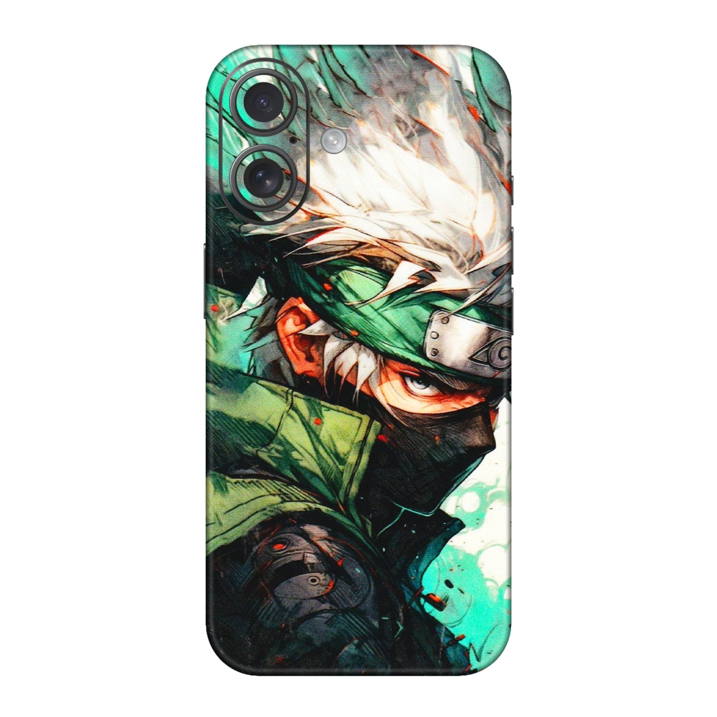 Apple iPhone Skins (All Models) - Kakashi Side Profile - 3D Embossed Finish (L-249) iPhone 16