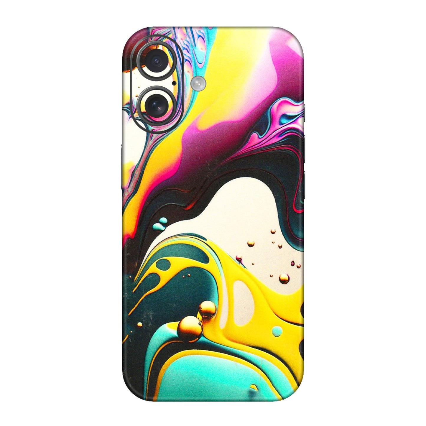Apple iPhone Skins (All Models) - Multicolor Abstract pattern - 3D Embossed Finish (L-254) iPhone 16