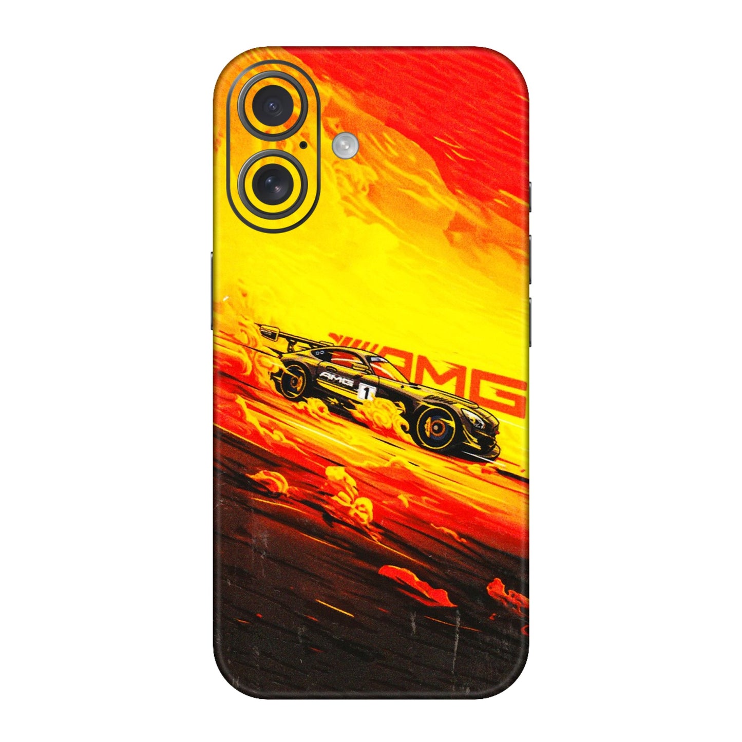 Apple iPhone Skins (All Models) - AMG Car Speed Cover - 3D Embossed Finish (L-256) iPhone 16