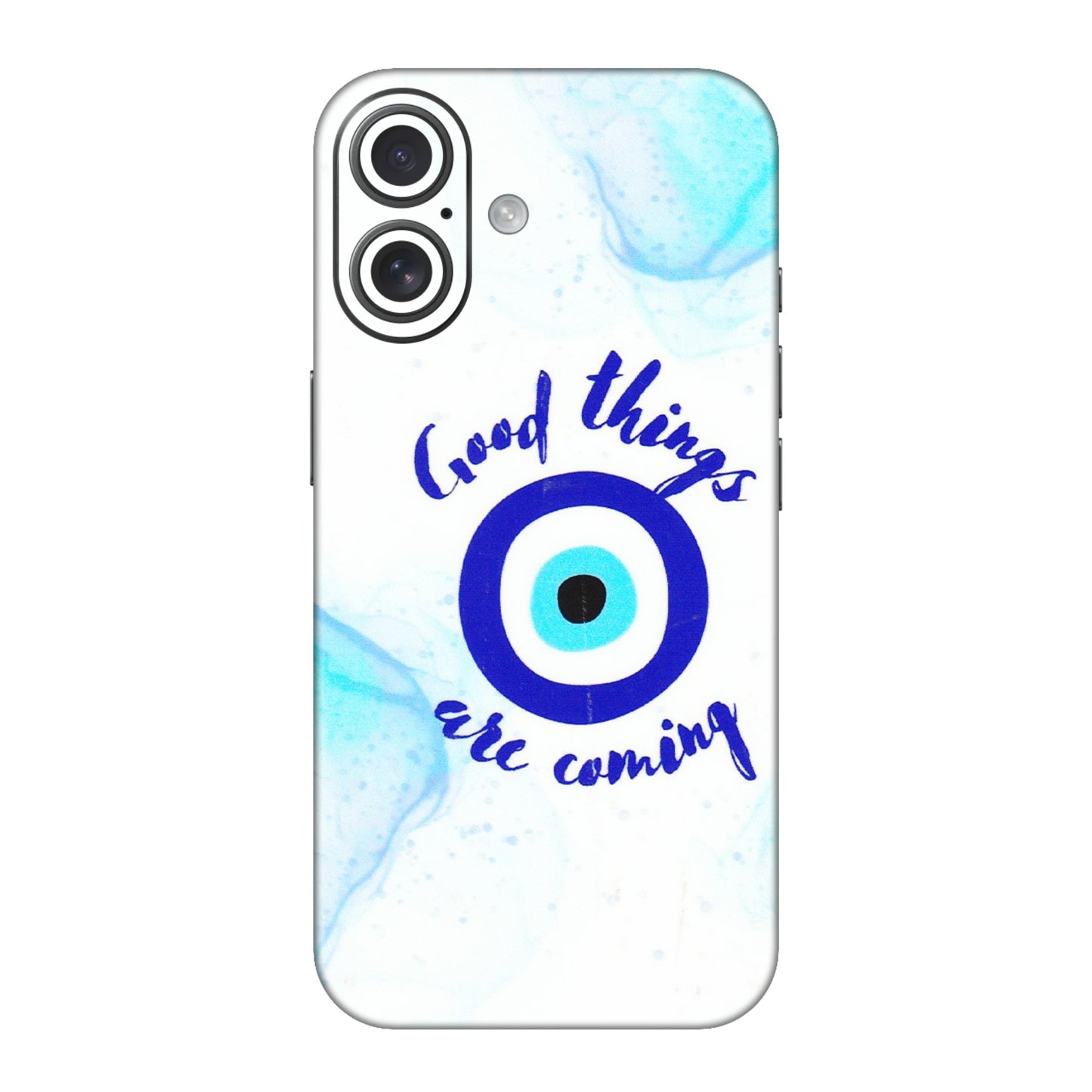 Apple iPhone Skins (All Models) - Evil Eye Good Things Are Coming - 3D Embossed Finish (L-322) iPhone 16