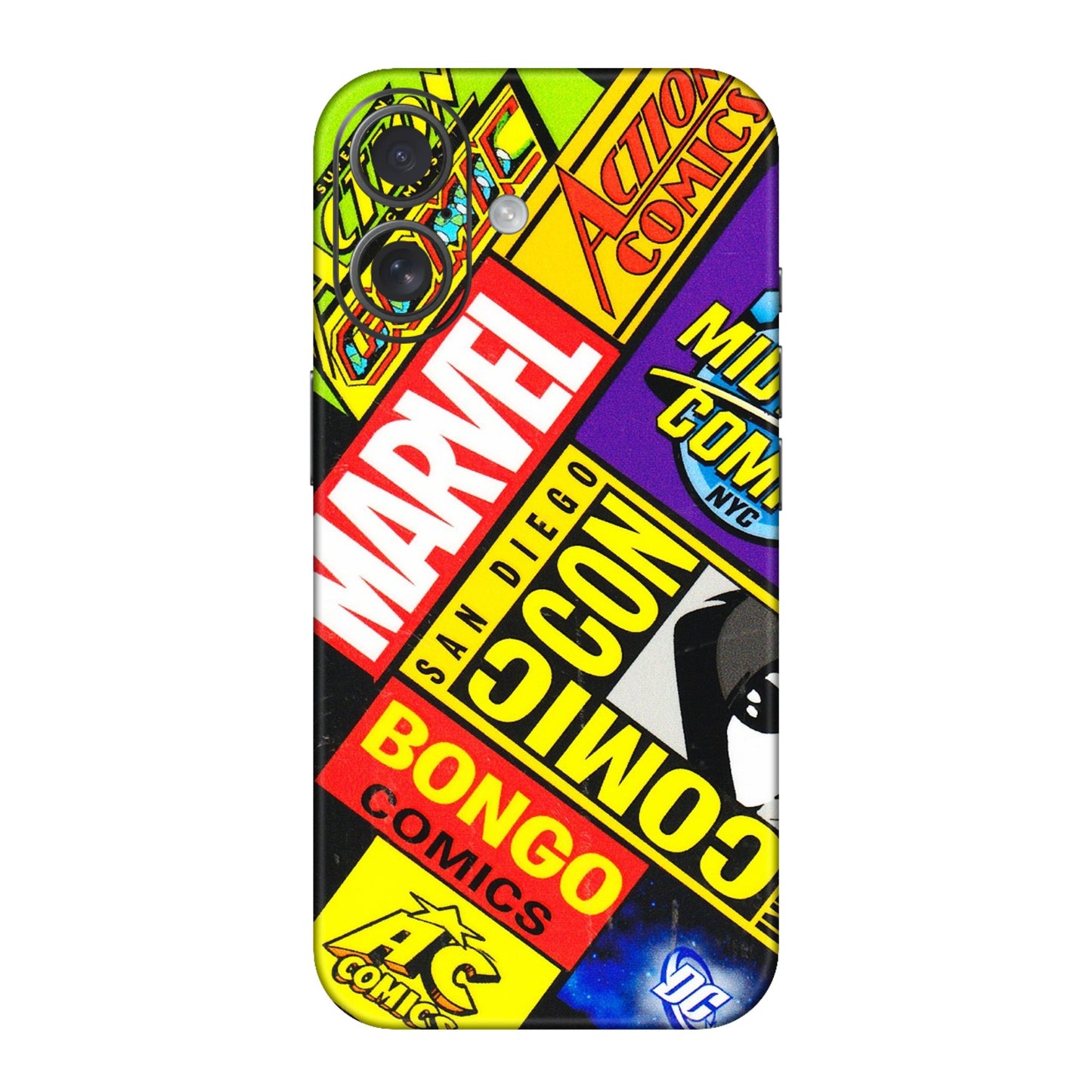 Apple iPhone Skins (All Models) - Bongo Comic Con - 3D Embossed Finish (L-325) iPhone 16