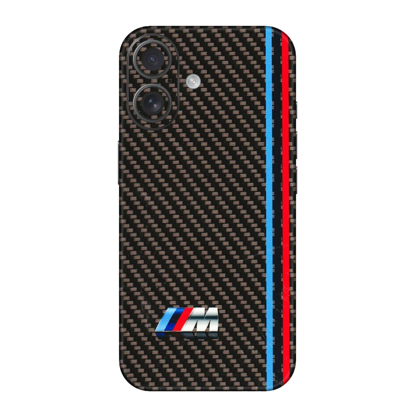 Apple iPhone Skins (All Models) - BM Carbon Fiber Feels - 3D Embossed Finish (L-38) iPhone 16