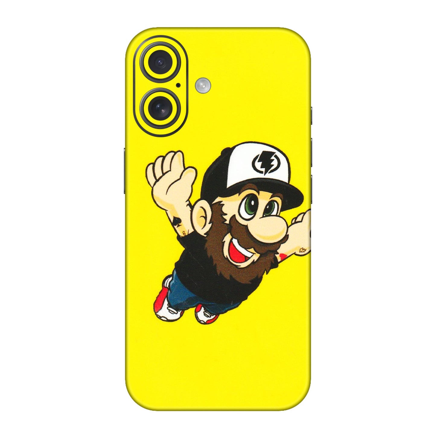 Apple iPhone Skins (All Models) - Flying Beardo - 3D Embossed Finish (L-60) iPhone 16
