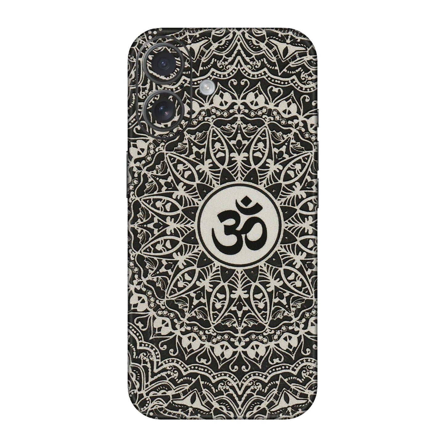 Apple iPhone Skins (All Models) - Aum Elegant Mandala - 3D Embossed Finish (L-62) iPhone 16