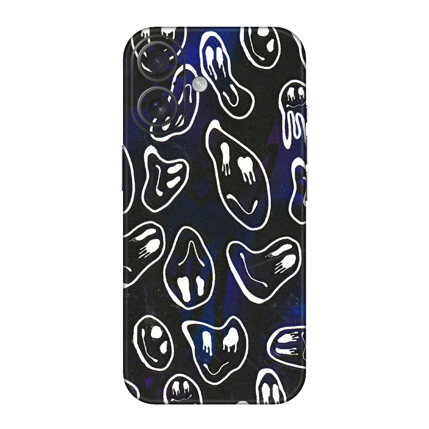Apple iPhone Skins (All Models) - Distorted Smileys - 3D Embossed Finish (L-92) iPhone 16