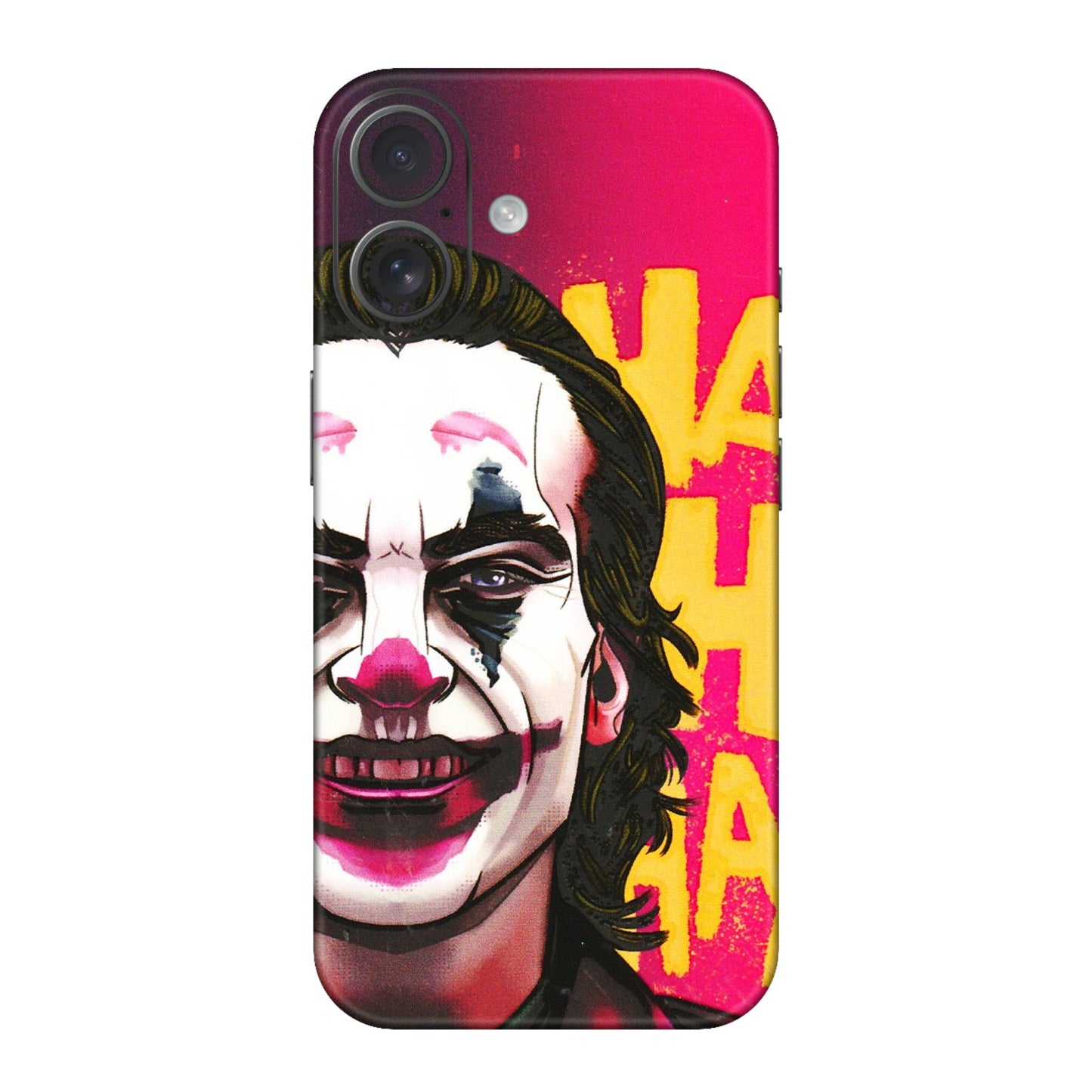 Apple iPhone Skins (All Models) - Joker Evil Laugh - 3D Embossed Finish (L-97) iPhone 16