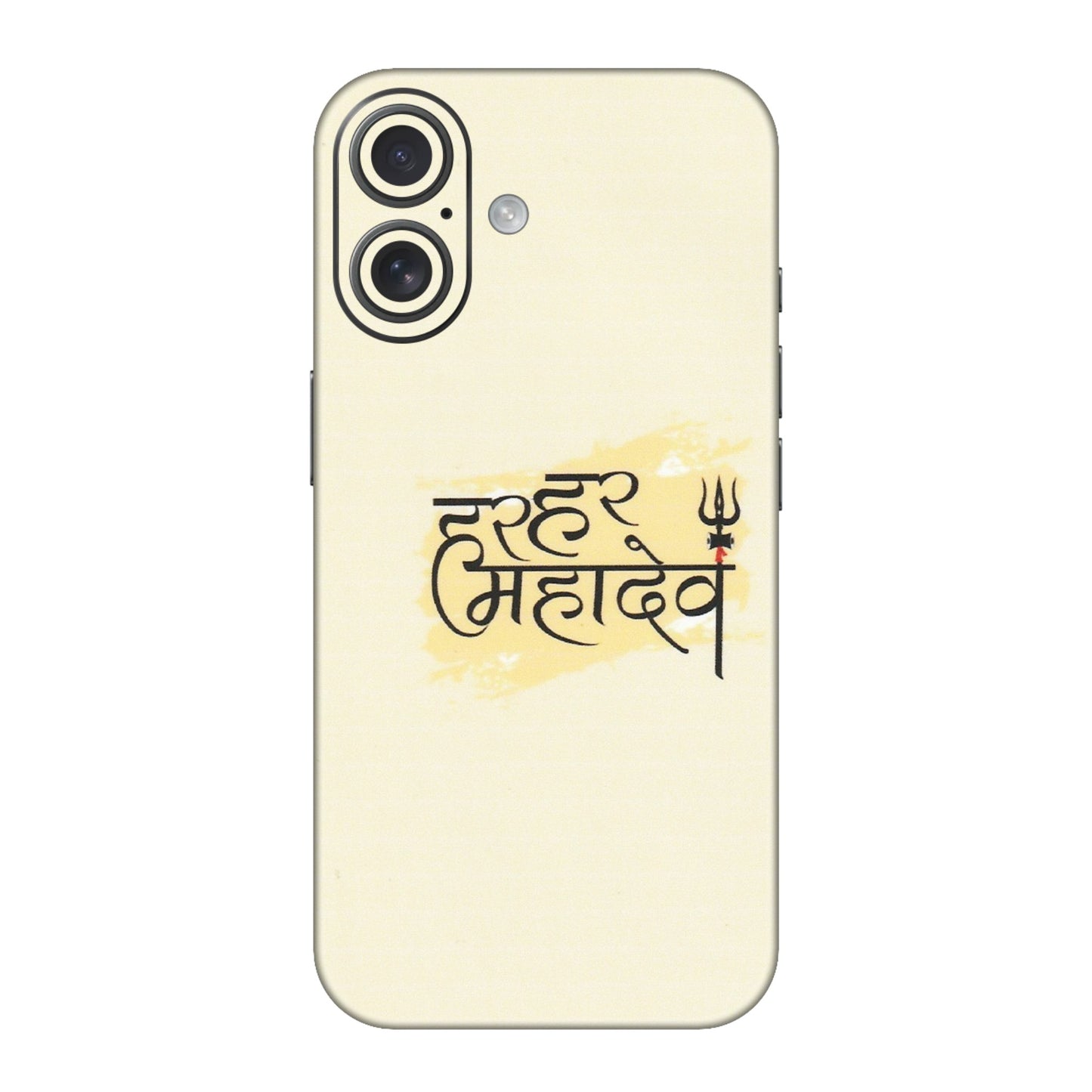 Apple iPhone Skins (All Models) - Har Har Mahadev - Matte Finish (M-10) iPhone 16