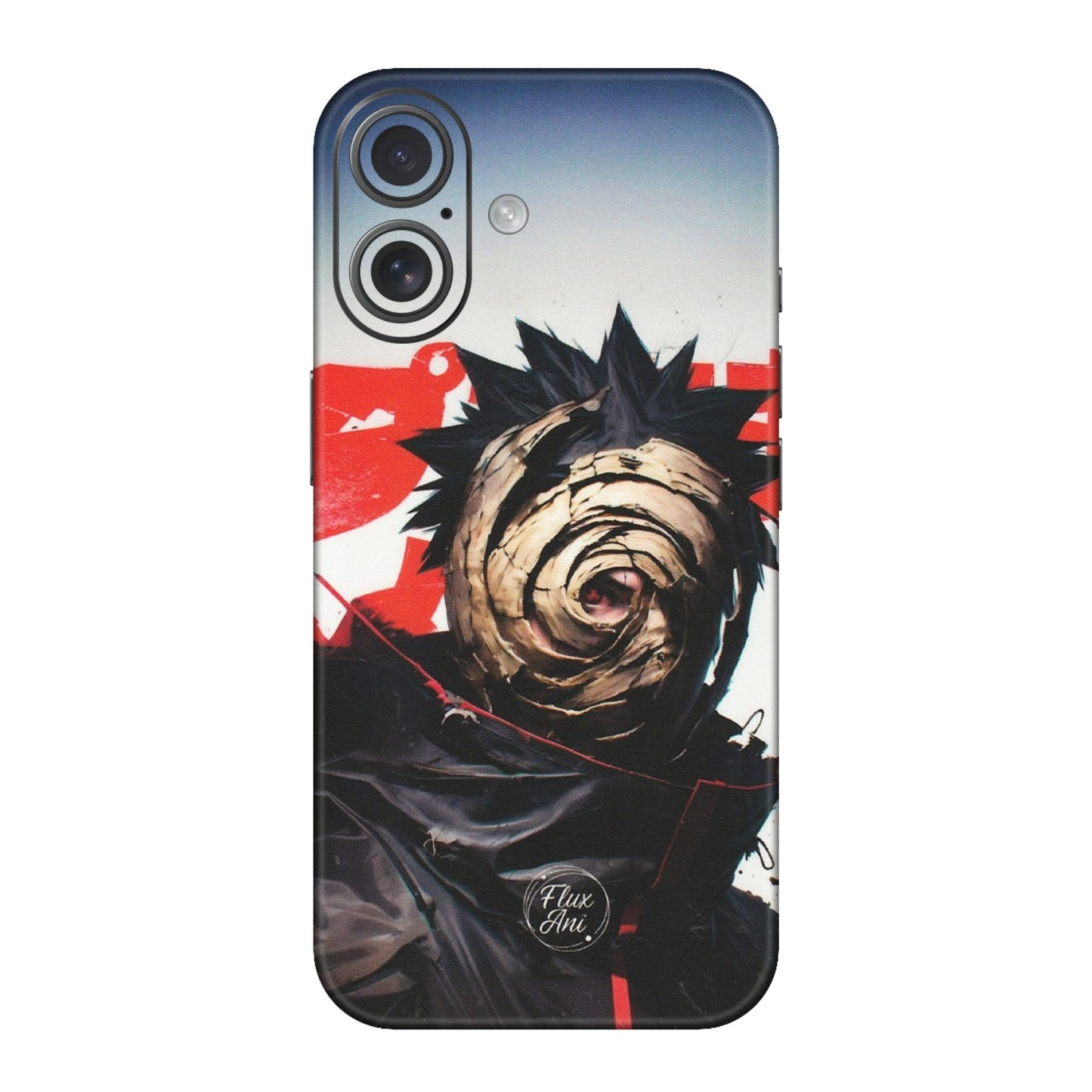 Apple iPhone Skins (All Models) - Obito Uchiha Cool Anime - Matte Finish (M-134) iPhone 16