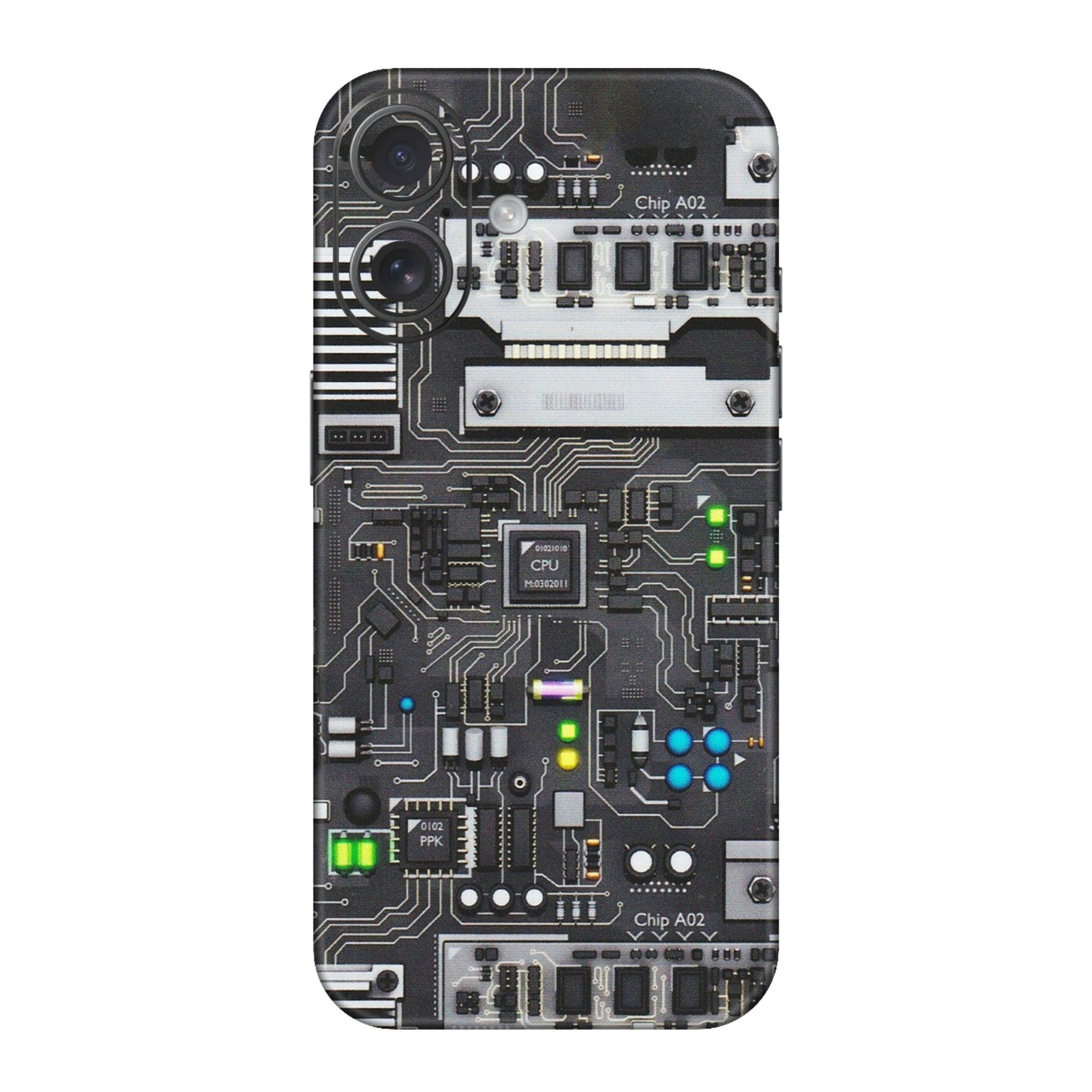 Apple iPhone Skins (All Models) - Motherboard Internals - Matte Finish (M-135) iPhone 16
