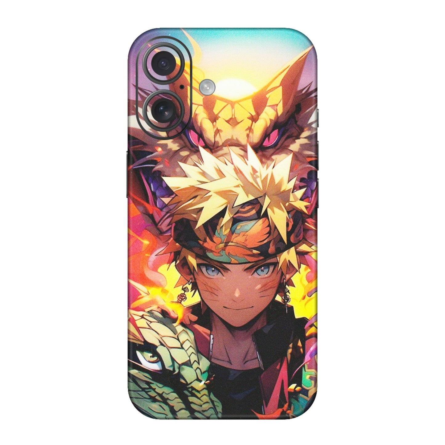 Apple iPhone Skins (All Models) - Angry Naruto Anime - Matte Finish (M-148) iPhone 16