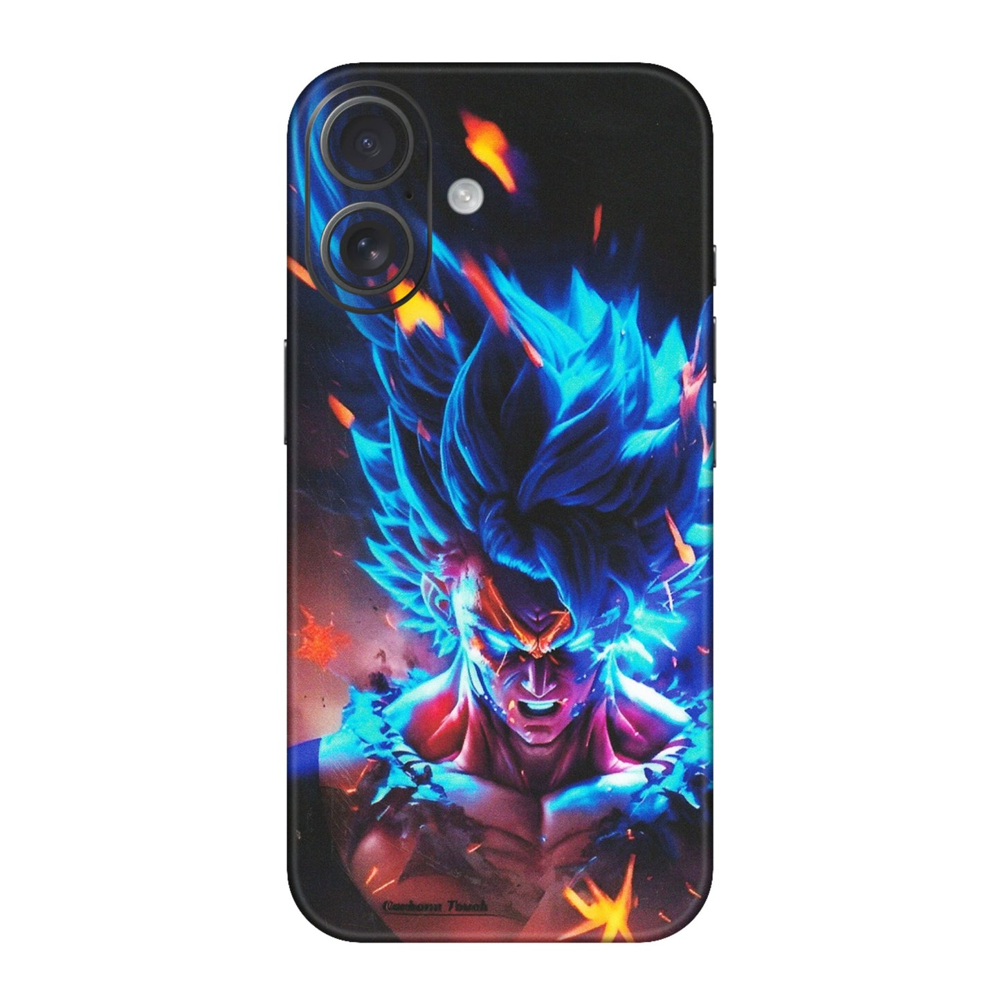 Apple iPhone Skins (All Models) - Angry Goku Dragon Ball Anime - Matte Finish (M-150) iPhone 16