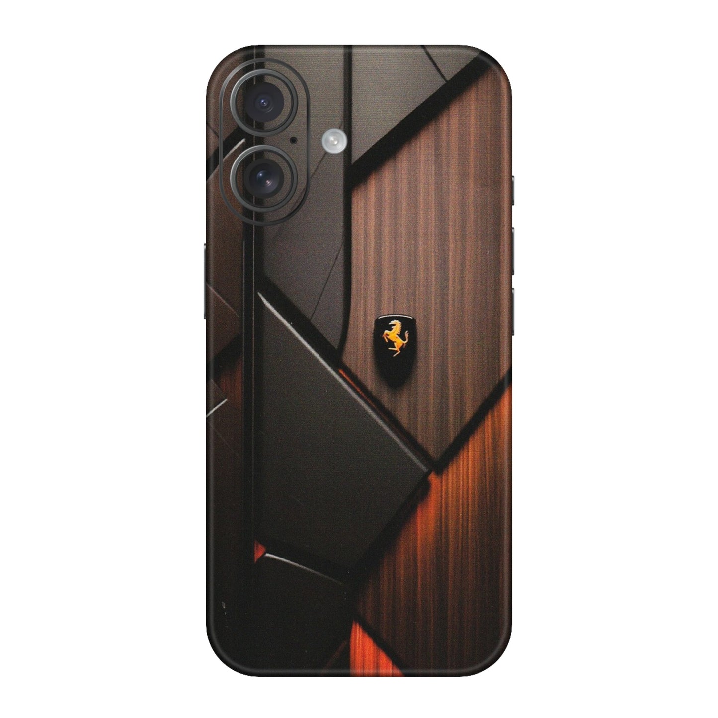 Apple iPhone Skins (All Models) - Lambo Beauty Wood Pattern Sober - Matte Finish (M-51) iPhone 16